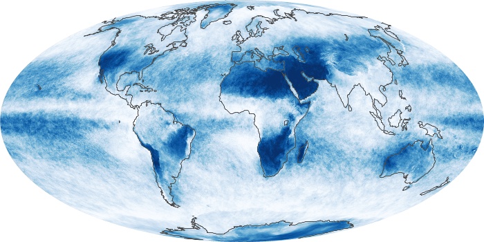 Global Map Cloud Fraction Image 51