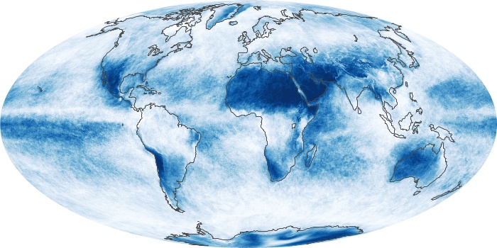 Global Map Cloud Fraction Image 71