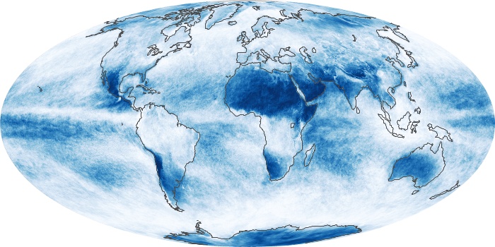 Global Map Cloud Fraction Image 131