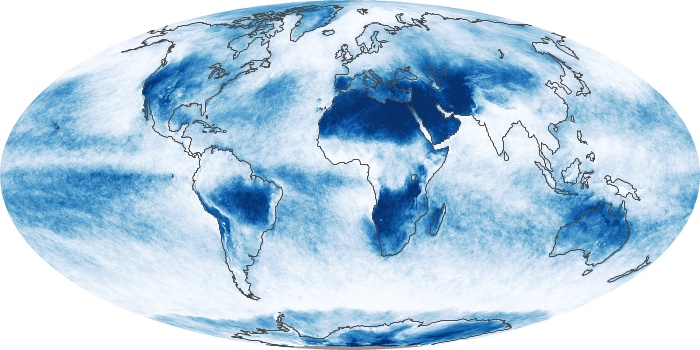 Global Map Cloud Fraction Image 138