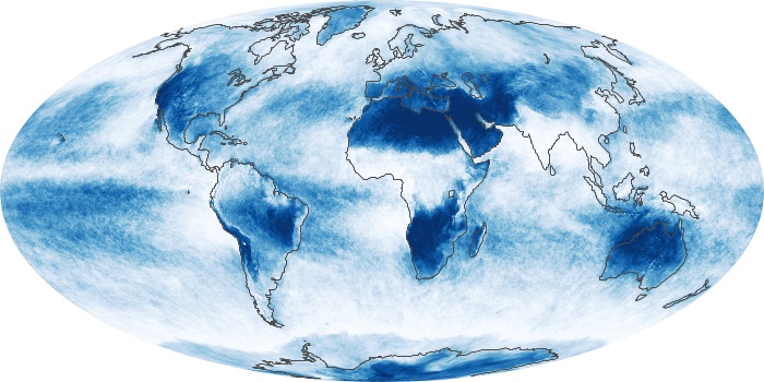 Global Map Cloud Fraction Image 138