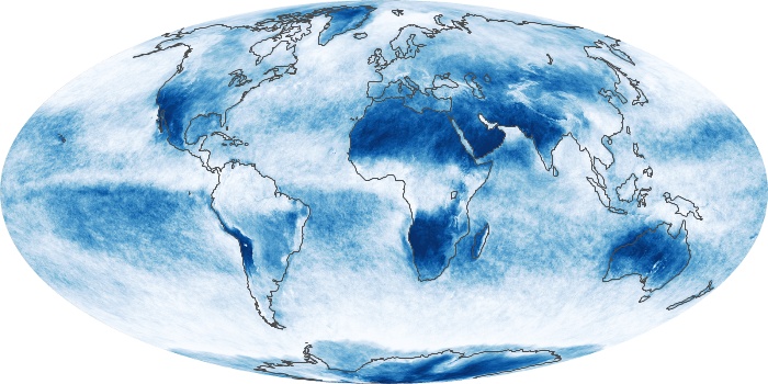 Global Map Cloud Fraction Image 71