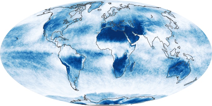 Global Map Cloud Fraction Image 149