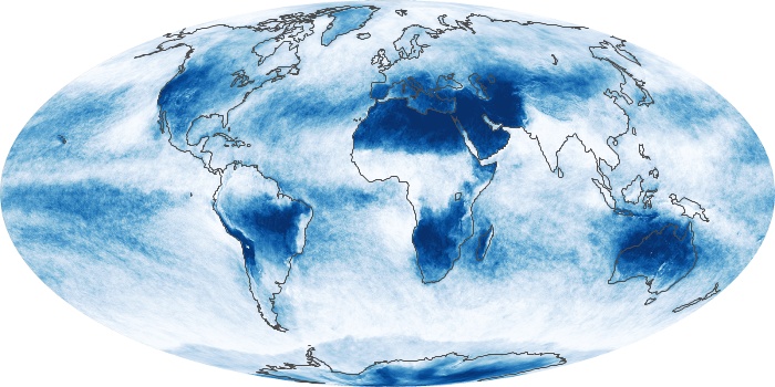 Global Map Cloud Fraction Image 74