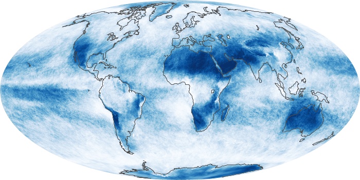 Global Map Cloud Fraction Image 152