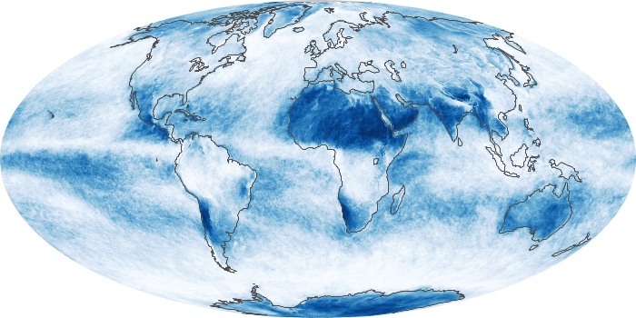 Global Map Cloud Fraction Image 96