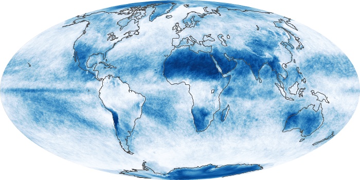 Global Map Cloud Fraction Image 81
