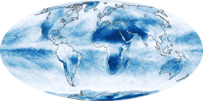 Global Map Cloud Fraction Image 83