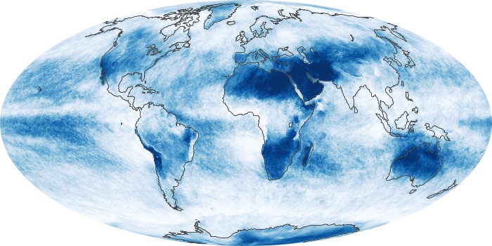 Global Map Cloud Fraction Image 87