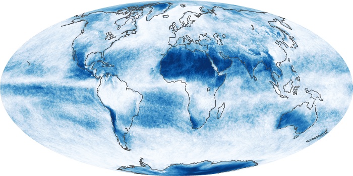 Global Map Cloud Fraction Image 92