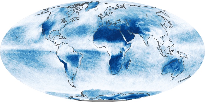 Global Map Cloud Fraction Image 144