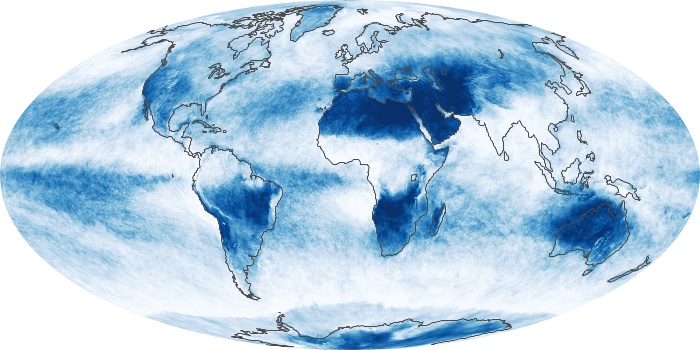 Global Map Cloud Fraction Image 116