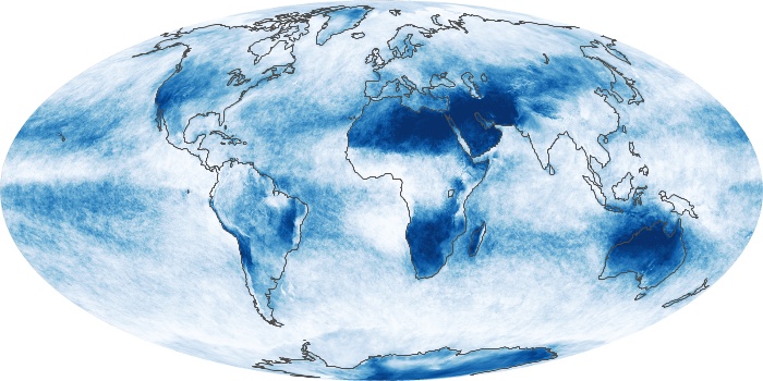 Global Map Cloud Fraction Image 175