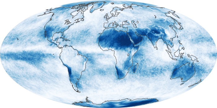 Global Map Cloud Fraction Image 101