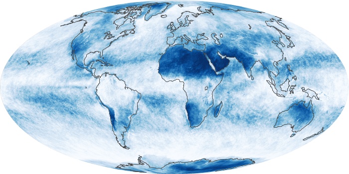 Global Map Cloud Fraction Image 106