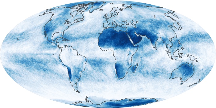 Global Map Cloud Fraction Image 124