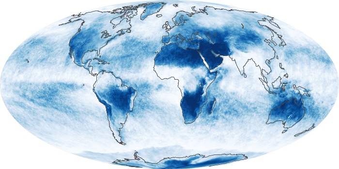 Global Map Cloud Fraction Image 110