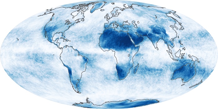 Global Map Cloud Fraction Image 189