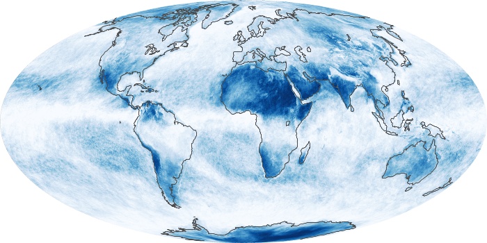 Global Map Cloud Fraction Image 133