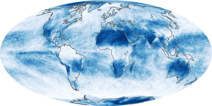 Global Map Cloud Fraction Image 166