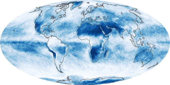 Global Map Cloud Fraction Image 167