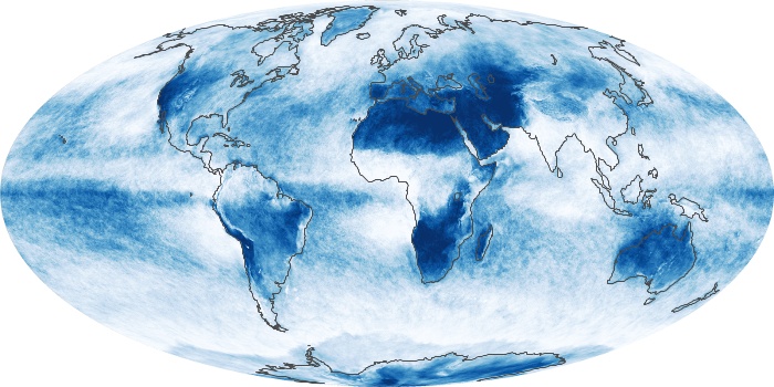 Global Map Cloud Fraction Image 199