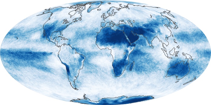 Global Map Cloud Fraction Image 124