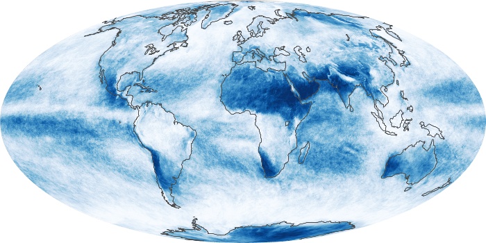 Global Map Cloud Fraction Image 126