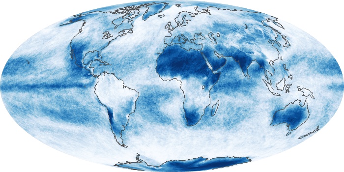 Global Map Cloud Fraction Image 205