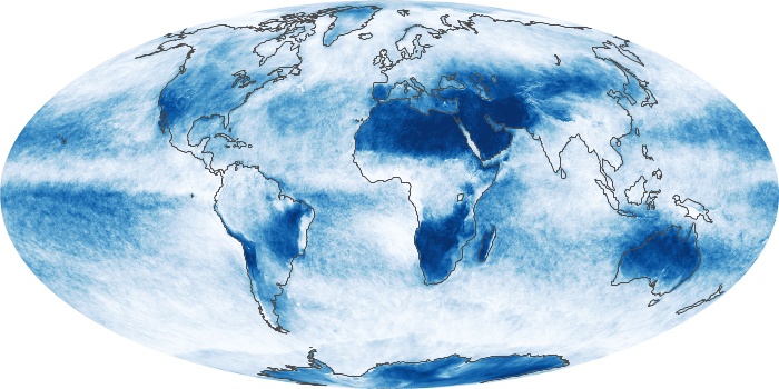 Global Map Cloud Fraction Image 211