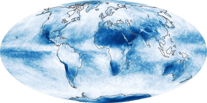 Global Map Cloud Fraction Image 137