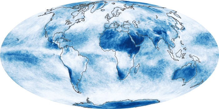 Global Map Cloud Fraction Image 214