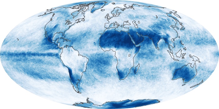 Global Map Cloud Fraction Image 217