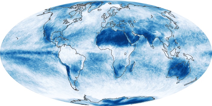 Global Map Cloud Fraction Image 190