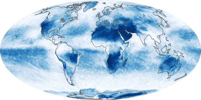 Global Map Cloud Fraction Image 144