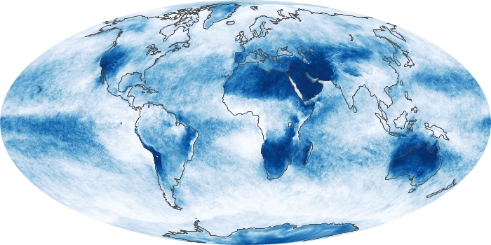 Global Map Cloud Fraction Image 195