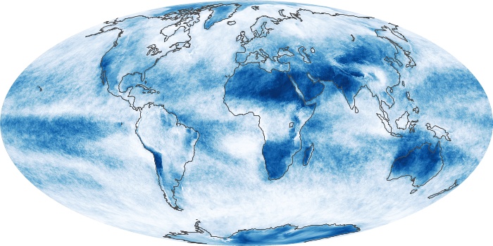 Global Map Cloud Fraction Image 225