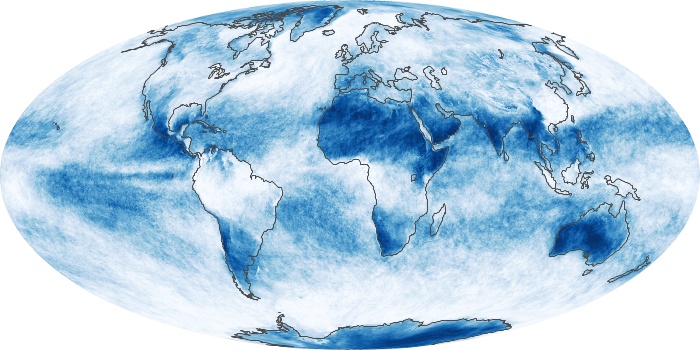 Global Map Cloud Fraction Image 229