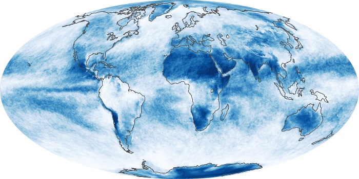Global Map Cloud Fraction Image 230