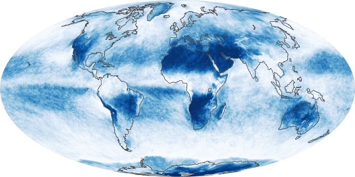 Global Map Cloud Fraction Image 232