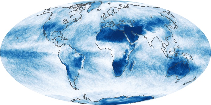 Global Map Cloud Fraction Image 236