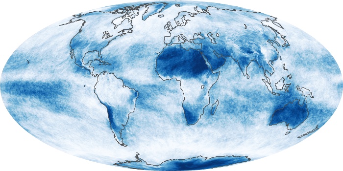 Global Map Cloud Fraction Image 161