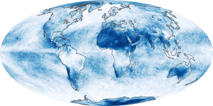 Global Map Cloud Fraction Image 164