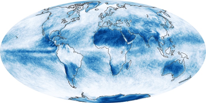 Global Map Cloud Fraction Image 242