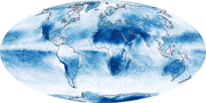 Global Map Cloud Fraction Image 215