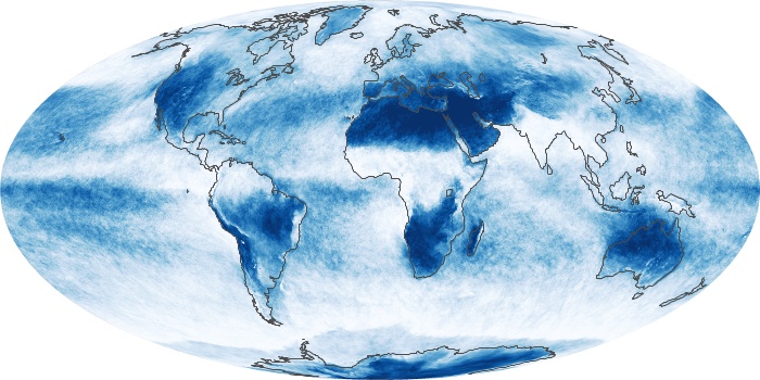 Global Map Cloud Fraction Image 170