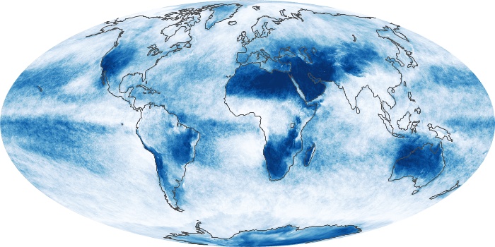 Global Map Cloud Fraction Image 247