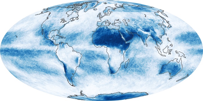 Global Map Cloud Fraction Image 175