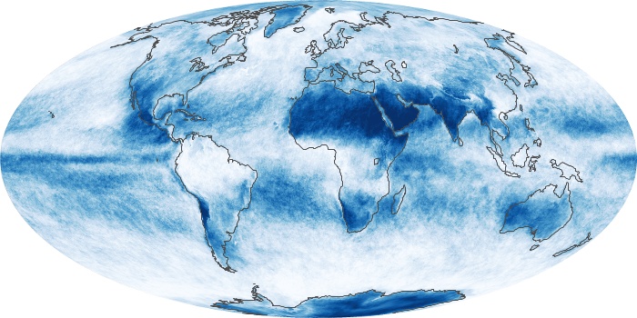 Global Map Cloud Fraction Image 225