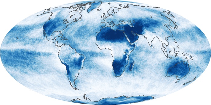 Global Map Cloud Fraction Image 183